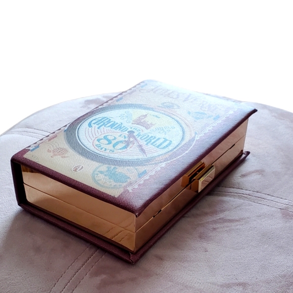 Handbags - Book Clutch Handbag Purse